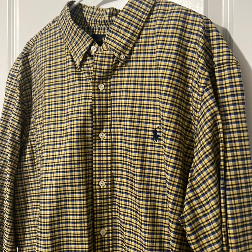 Ralph Lauren men’s long sleeve button down.